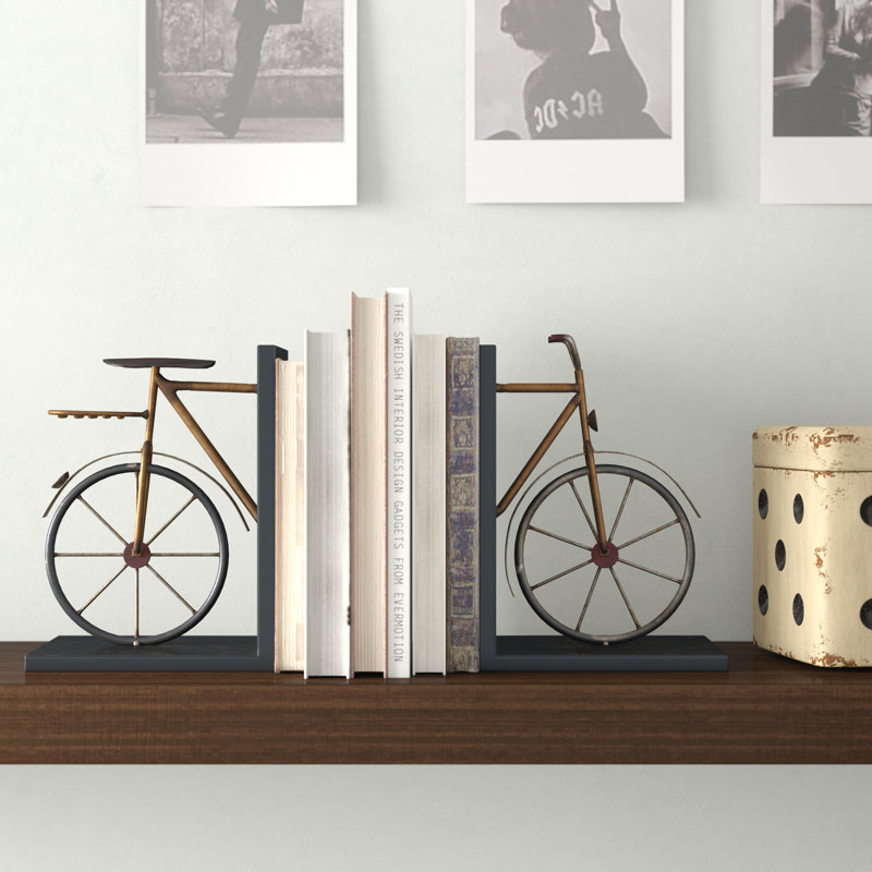 Grovelane Bicycle Bookends & Reviews Wayfair